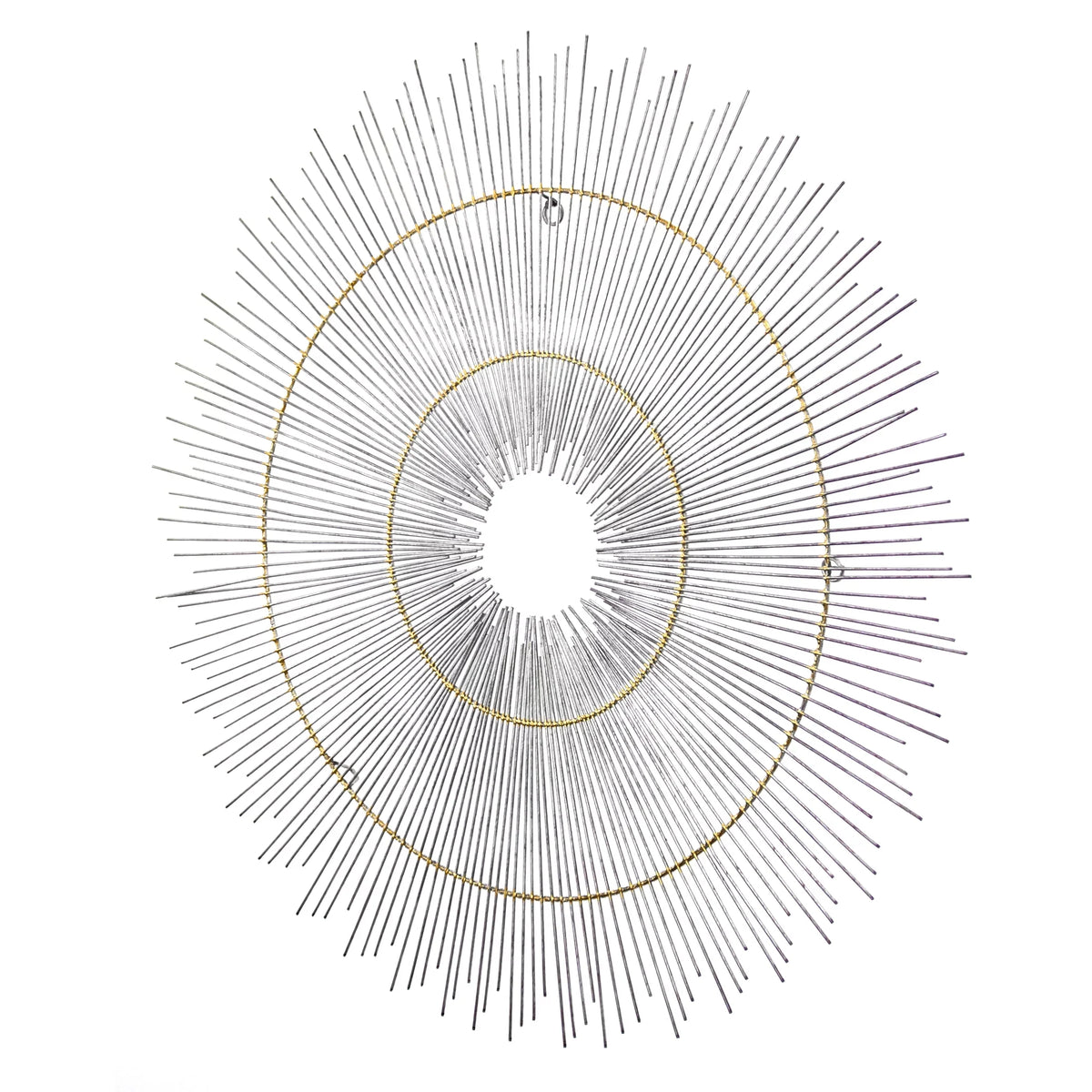 American Art Decor Metal Starburst Sunburst Wall Decor Sculpture by .. Keith (36")