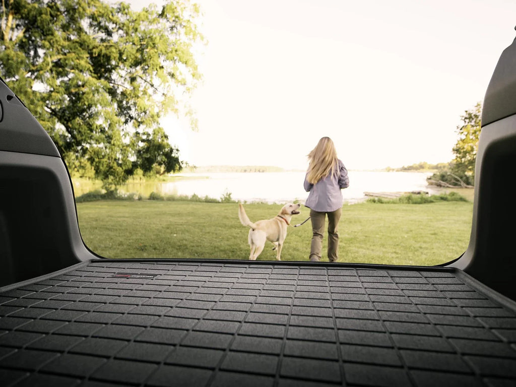 WeatherTech Cargo Trunk Liner designed for with Jeep Grand Cherokee, Grand Cherokee 4xe - Behind 2nd Row Seating Tan