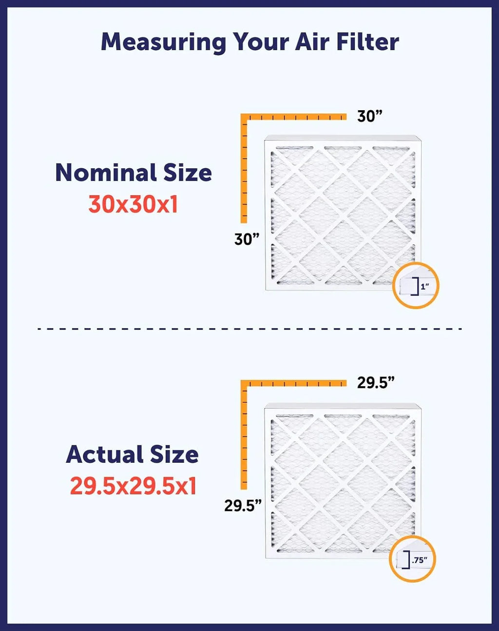 Filter King 38x12.5x1 Air Filter | 4- |  8  Pleated / Furnace Filters |    | Actual Size: 38 x 12.5 x .75"