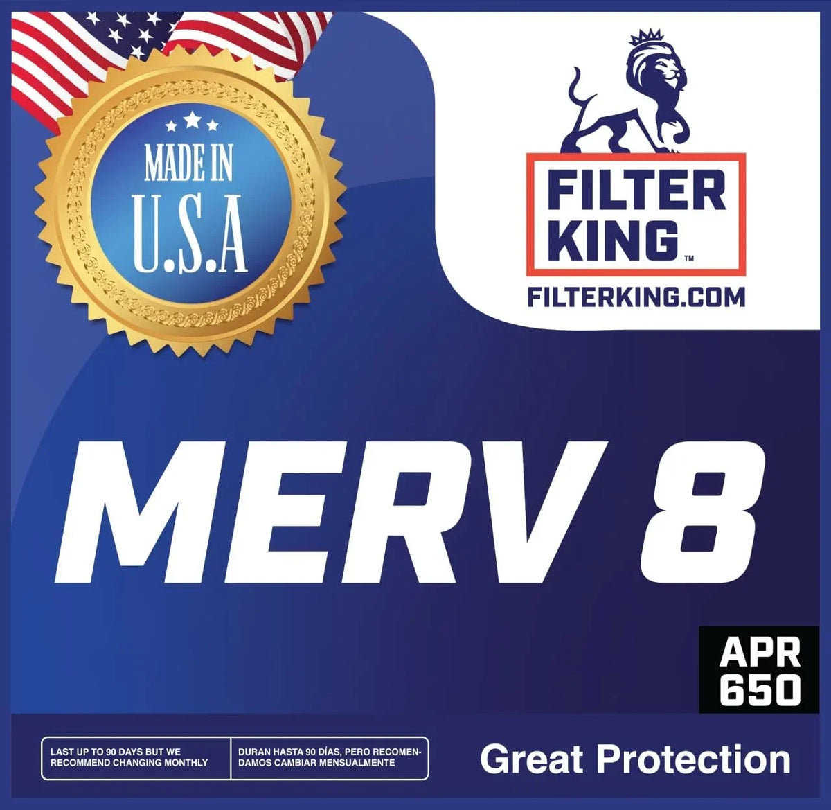 Filter King 38x12.5x1 Air Filter | 4- |  8  Pleated / Furnace Filters |    | Actual Size: 38 x 12.5 x .75"
