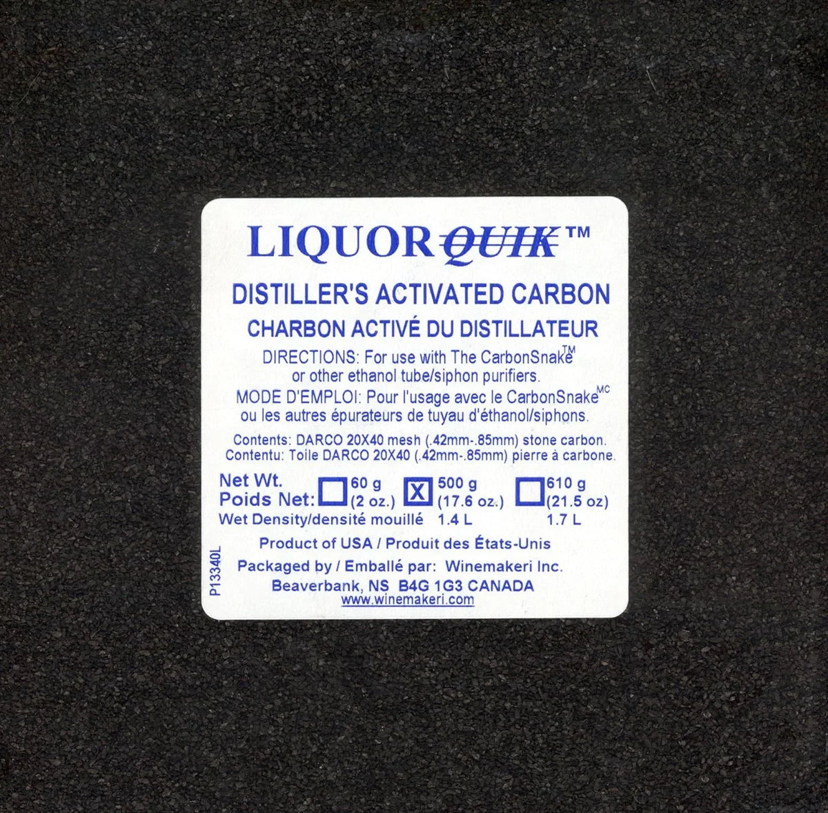 Granular Activated Carbon, 17.6Oz