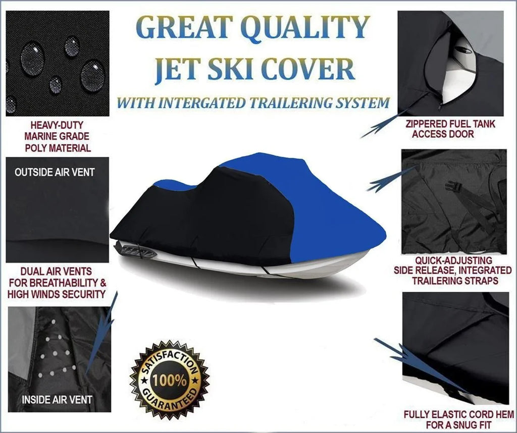 /  -, 600  Cover Compatible for Kawasaki  750 1993 1994 1995 1996 1997 1998 Jet Ski Trailerable Cover